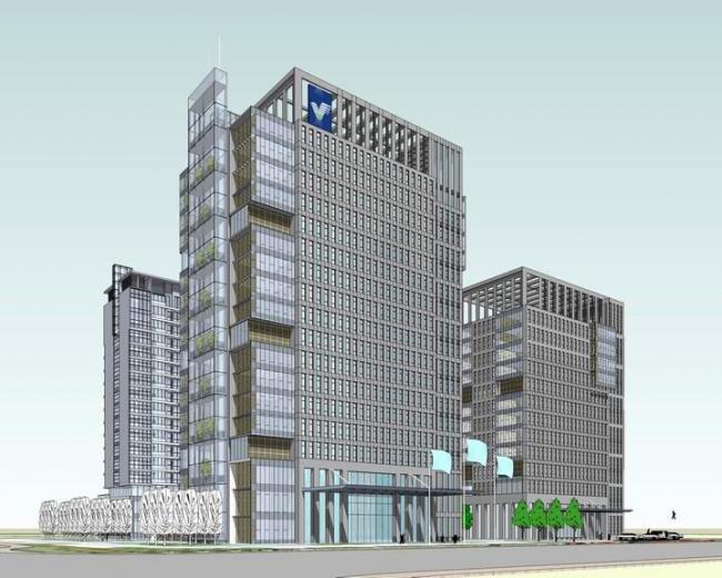 Sketchup办公模型|高层办公楼,现代风格 Sketchup办公模型|高层办公楼,现代风格