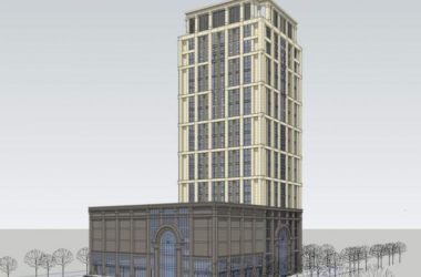 Sketchup办公模型|高层办公楼,新古典风格-BIM建筑网