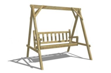 Sketchup素材模型|秋千椅子,景观,素材组件-BIM建筑网