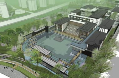 Sketchup商业模型|多层会所,商业建筑,新中式风格-BIM建筑网