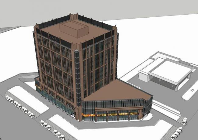 Sketchup办公模型|多层办公楼,新古典风格 Sketchup办公模型|多层办公楼,新古典风格