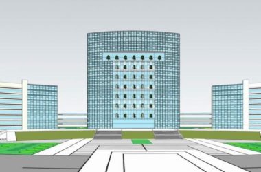 Sketchup办公模型|高层政府办公楼,行政中心 ,行政办公楼,现代风格-BIM建筑网