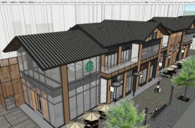 Sketchup商业模型|售楼处,中式风格,娱乐休闲,商业建筑-BIM建筑网