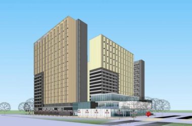 Sketchup商业模型|高层公寓,底层商业,现代风格,居住建筑-BIM建筑网