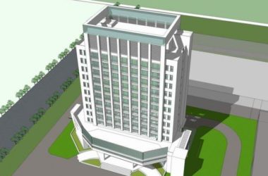 Sketchup办公模型|高层政府办公楼,现代风格-BIM建筑网