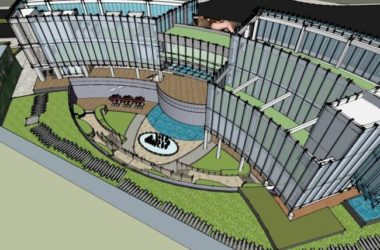 Sketchup商业模型|多层售楼中心,商业建筑,现代风格-BIM建筑网