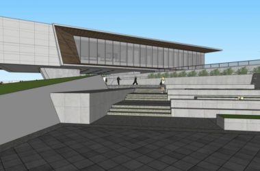 Sketchup商业模型|多层售楼中心,商业建筑,现代风格-BIM建筑网