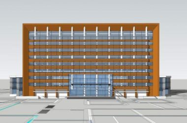 Sketchup办公模型|中高层办公楼,现代风格-BIM建筑网