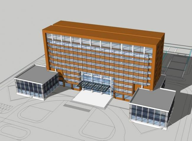 Sketchup办公模型|中高层办公楼,现代风格 Sketchup办公模型|中高层办公楼,现代风格