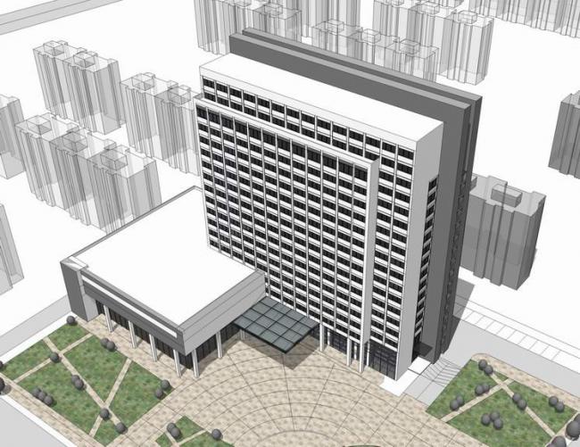Sketchup酒店模型|高层酒店,现代风格 Sketchup酒店模型|高层酒店,现代风格