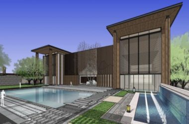 Sketchup商业模型|多层售楼处,商业建筑,现代风格-BIM建筑网