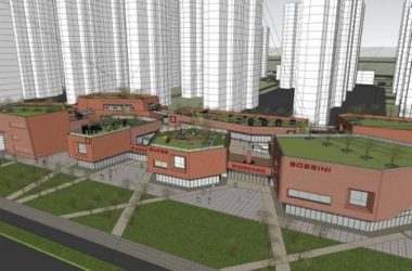 Sketchup商业模型|多层商业建筑,现代风格,商业街-BIM建筑网