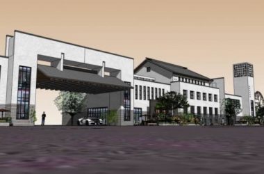 Sketchup商业模型|多层商业街,商业建筑,中式风格-BIM建筑网