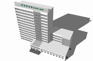Sketchup办公模型|高层办公楼,写字楼,现代风格-BIM建筑网