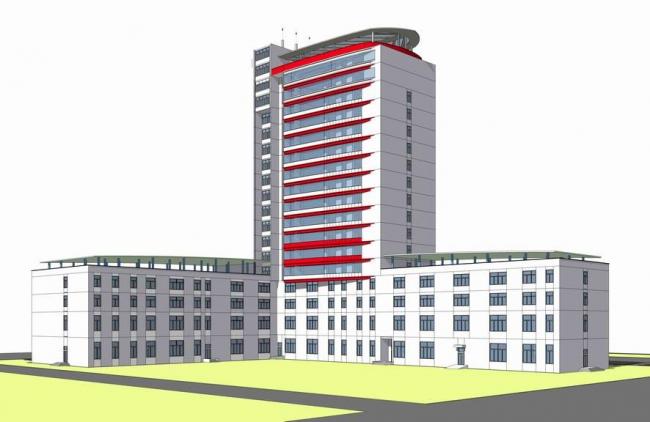 Sketchup办公模型|高层办公楼,现代风格 Sketchup办公模型|高层办公楼,现代风格