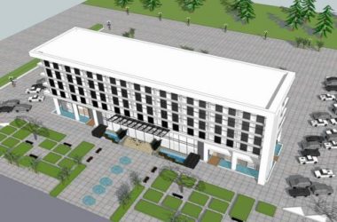 Sketchup办公模型|多层乡镇办公楼,小型办公楼,现代风格-BIM建筑网