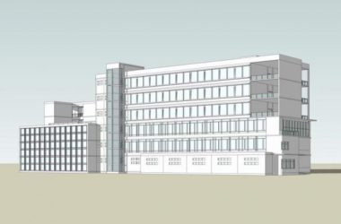 Sketchup办公模型|多层办公楼,现代风格-BIM建筑网