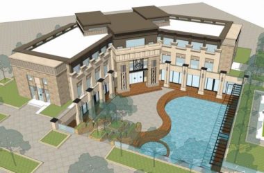 Sketchup商业模型|多层售楼处,会所,营销中心,新亚洲风格,商业建筑-BIM建筑网