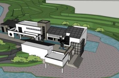 Sketchup商业模型|多层会所,中式风格,商业建筑-BIM建筑网