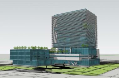 Sketchup办公模型|高层办公楼,写字楼,现代风格-BIM建筑网