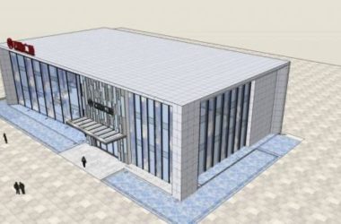 Sketchup商业模型|万达广场销售中心,现代风格,单层,商业建筑-BIM建筑网