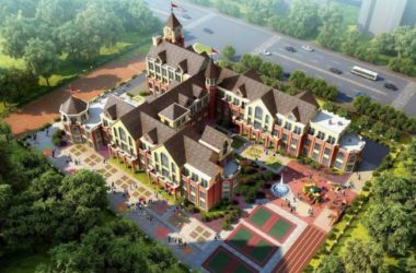 Sketchup学校模型|多层幼儿园,英式风格,古典风格,教育建筑-BIM建筑网