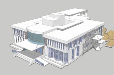 Sketchup办公模型|多层会所,小型办公楼,现代风格-BIM建筑网