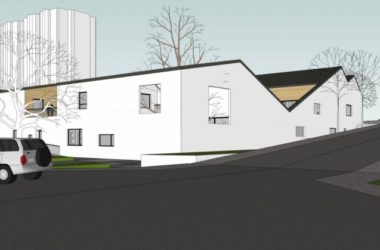 Sketchup学校模型|多层幼儿园,现代风格,坡屋顶,教育建筑-BIM建筑网