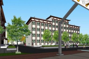 Sketchup学校模型|中医专科学校,多层教学楼,中式风格,教育建筑-BIM建筑网