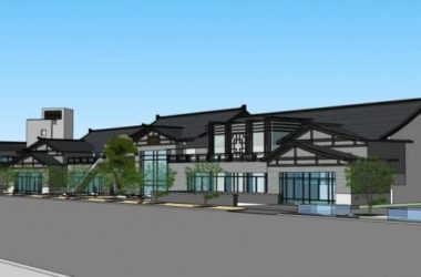 Sketchup商业模型|多层商业街,商场,中式风格-BIM建筑网