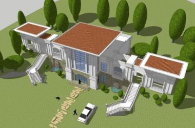 Sketchup商业模型|多层商业会所,西班牙会所,欧式风格,古典风格-BIM建筑网