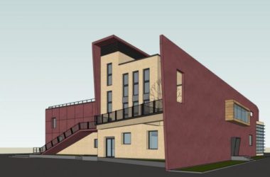 Sketchup学校模型|多层幼儿园,教育建筑,现代风格-BIM建筑网