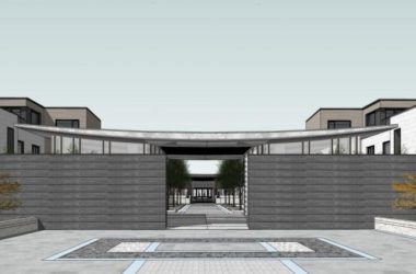 Sketchup商业模型|多层商业售楼处,中式风格-BIM建筑网