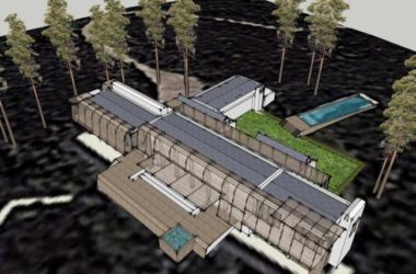 Sketchup商业模型|小木屋,现代风格,多层商业,娱乐休闲设施-BIM建筑网