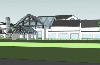 Sketchup商业模型|黄山休闲山庄,商业建筑,多层会所,中式风格-BIM建筑网
