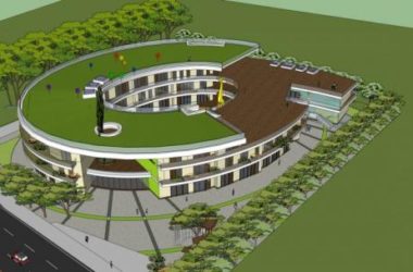 Sketchup学校模型|多层幼儿园,教育建筑,现代风格,椭圆形-BIM建筑网