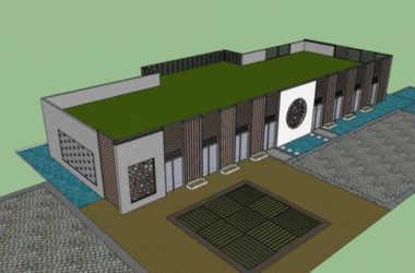 Sketchup商业模型|商业楼,单层,中式风格-BIM建筑网