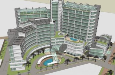 Sketchup医院模型|多层高层混合,菲律宾产科医院,医疗建筑,现代风格-BIM建筑网