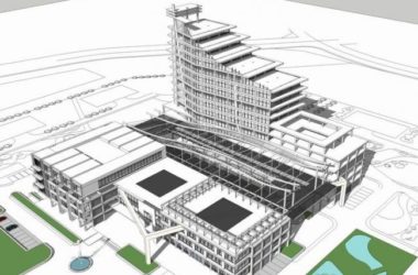 Sketchup医院模型|多层高层混合,医院,医疗建筑,现代风格-BIM建筑网
