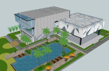 Sketchup商业模型|多层小区会所,售楼处,景观,商业建筑,现代风格-BIM建筑网