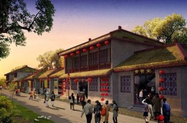Sketchup商业模型|多层商业街,中式风格-BIM建筑网