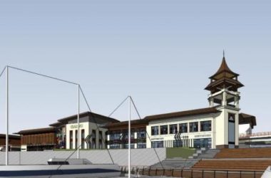 Sketchup商业模型|多层商业街,东南亚风格-BIM建筑网