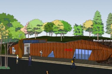 Sketchup商业模型|公园零售商业,公共卫生间,现代风格-BIM建筑网