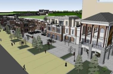 Sketchup商业模型|多层沿街商业,简欧会所-BIM建筑网