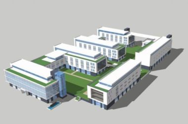 Sketchu工业厂房|多层厂房厂区,工业建筑,现代风格-BIM建筑网