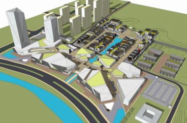 Sketchup商业模型|正荣龙岩莲花山商业街,高层办公楼,新中式风格-BIM建筑网