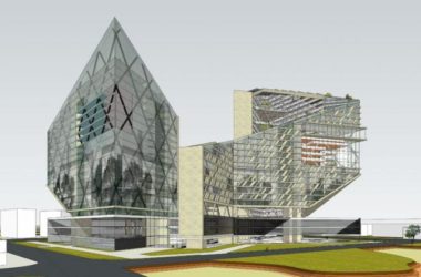 Sketchup办公模型|异形办公楼,高层写字楼,现代风格-BIM建筑网