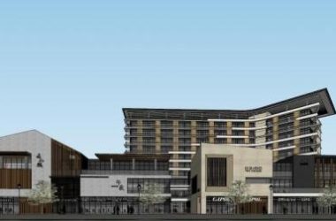 Sketchup商业模型|荣和商业街,多层商业建筑,现代风格-BIM建筑网