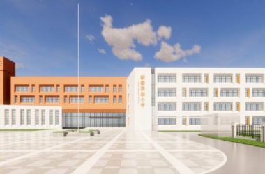 Sketchup学校模型|多层小学校园,学校教学楼,教育建筑,现代风格-BIM建筑网