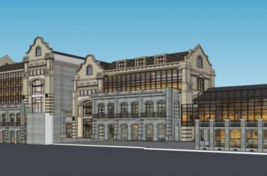 Sketchup商业模型|多层商业街,民国风格,中式风格-BIM建筑网